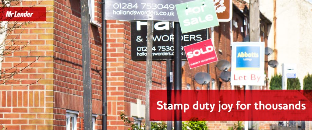 Stamp duty joy for thousands