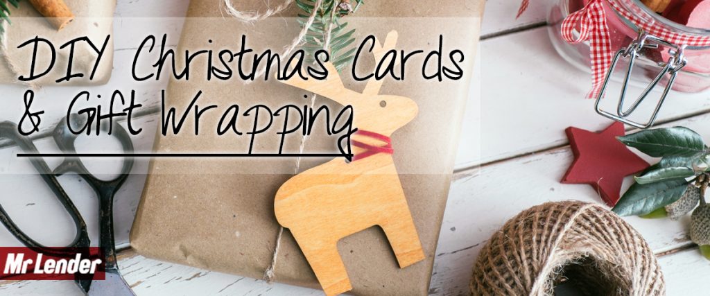DIY Christmas cards and gift wrapping with Mr Lender