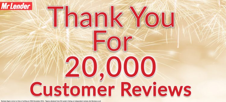 Mr Lender Reaches 20,000 Reviews