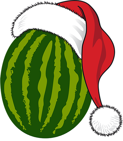 Watermelon christmas