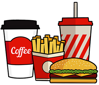 Coffee and fast food