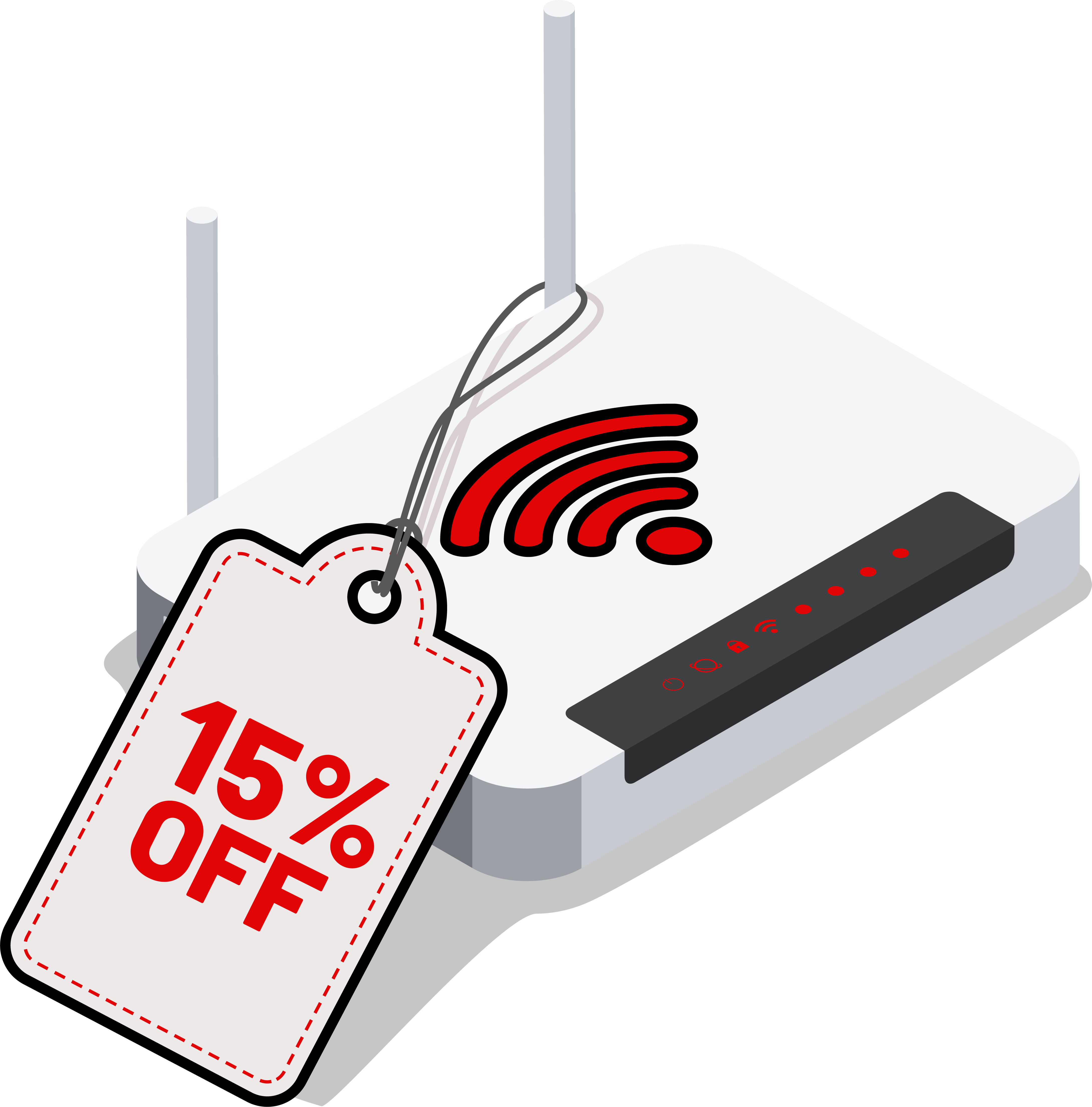 Sale price on Broadband router
